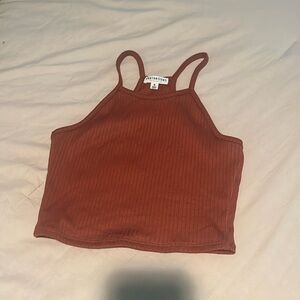Rust colored high neck tank